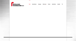 Desktop Screenshot of metallbau-feuerbacher.de